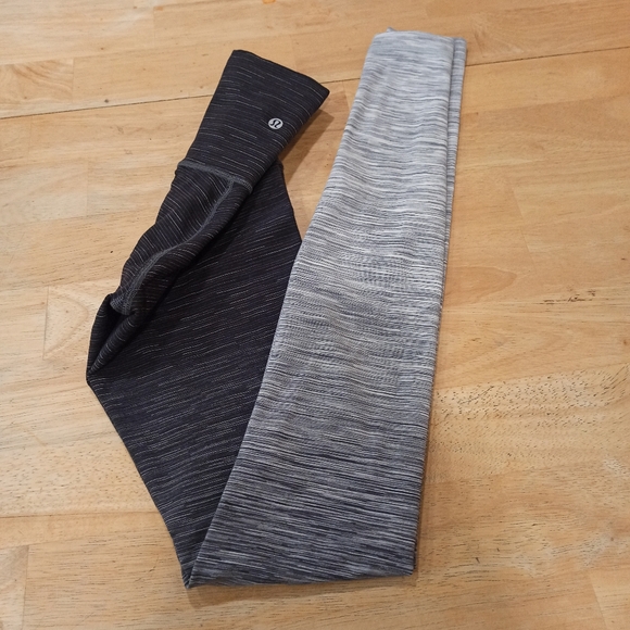lululemon athletica Pants - Lululemon Leggings Womens 4 Black Gray Wunder Under Ombre Melange 32" Hi Rise